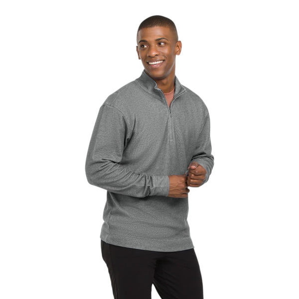 Zorrel Z3661 Heather Fleece Long Sleeve Quarter-Zip