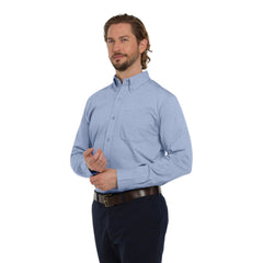 Zorrel Z4051 Button-Down Textured Knit Long Sleeve Shirt - 