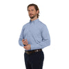 Zorrel Z4051 Button-Down Textured Knit Long Sleeve Shirt