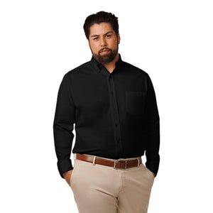 Zorrel Z4552 Button-Down 4-Way Stretch Knit Long Sleeve Shirt - 
