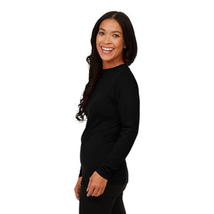 Zorrel Z6017 Ladies' Premium Plaited Moisture Transport Stretch Long Sleeve Tee - 