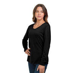 Zorrel Z6502 Ladies' Popcorn Knit Long Sleeve Tee - 