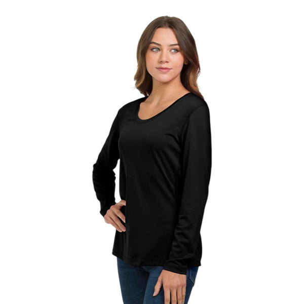 Zorrel Z6502 Ladies' Popcorn Knit Long Sleeve Tee