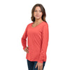 Zorrel Z6502 Ladies' Popcorn Knit Long Sleeve Tee