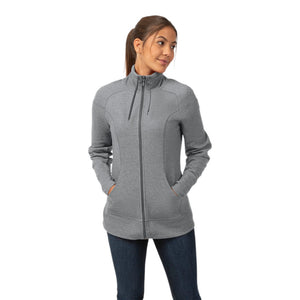 Zorrel Z6671 Ladies' Heather Fleece Long Sleeve Full-Zip - 