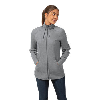 Zorrel Z6671 Ladies' Heather Fleece Long Sleeve Full-Zip