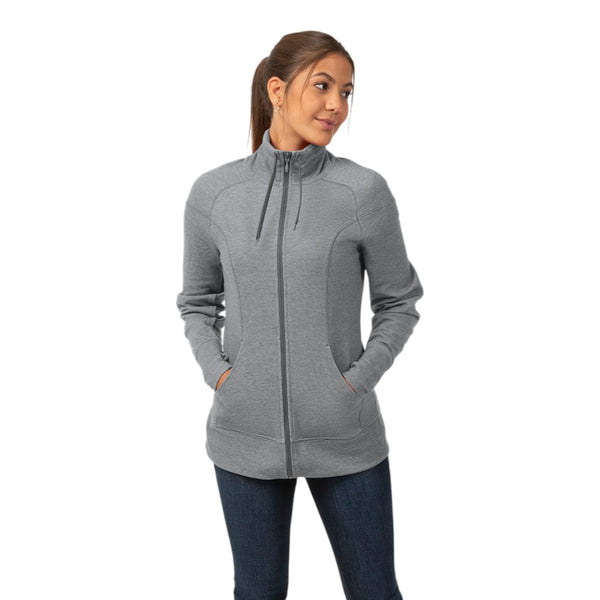 Zorrel Z6671 Ladies' Heather Fleece Long Sleeve Full-Zip