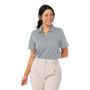 Zorrel Z7335 Ladies' Vertical Dash Stripe Jacquard Polo