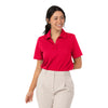 Zorrel Z7335 Ladies' Vertical Dash Stripe Jacquard Polo