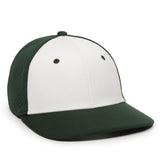 Outdoor Cap AIR25 Pro Mid Crown Hat Perforated Side Panels - White Front Colors