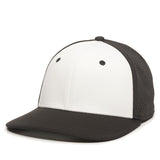 Outdoor Cap AIR25 Pro Mid Crown Hat Perforated Side Panels - White Front Colors