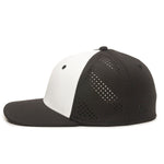 Outdoor Cap AIR25 Pro Mid Crown Hat Perforated Side Panels - White Front Colors