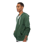 Independent Trading Co AFX90UNZ Unisex Lightweight Full-Zip Hooded Sweatshirt