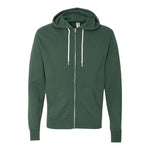 Independent Trading Co AFX90UNZ Unisex Lightweight Full-Zip Hooded Sweatshirt