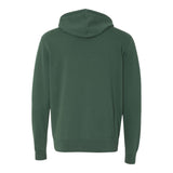 Independent Trading Co AFX90UNZ Unisex Lightweight Full-Zip Hooded Sweatshirt