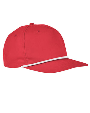 Big Accessories BA671 5-Panel Golf Cap, Rope Hat - 