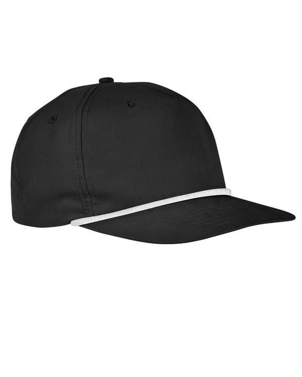 Big Accessories BA671 5-Panel Golf Cap, Rope Hat