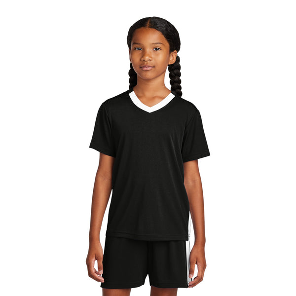 Sport-Tek YST101 Youth Competitor United V-Neck
