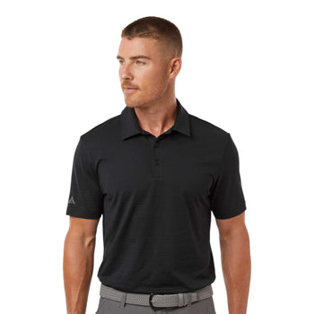 Adidas A704 Men's Textured Stripe Polo