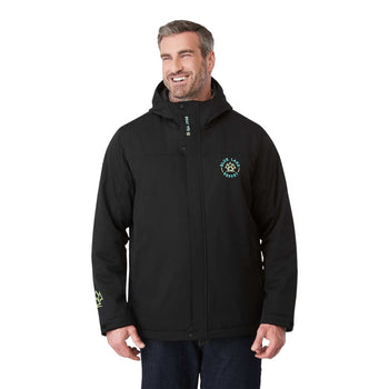 Elevate TM19104 Men’s LENA Eco Water-Repellent Insulated Jacket with Hoodie