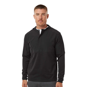 Adidas A607 Men's Half-Zip Hooded Anorak - 