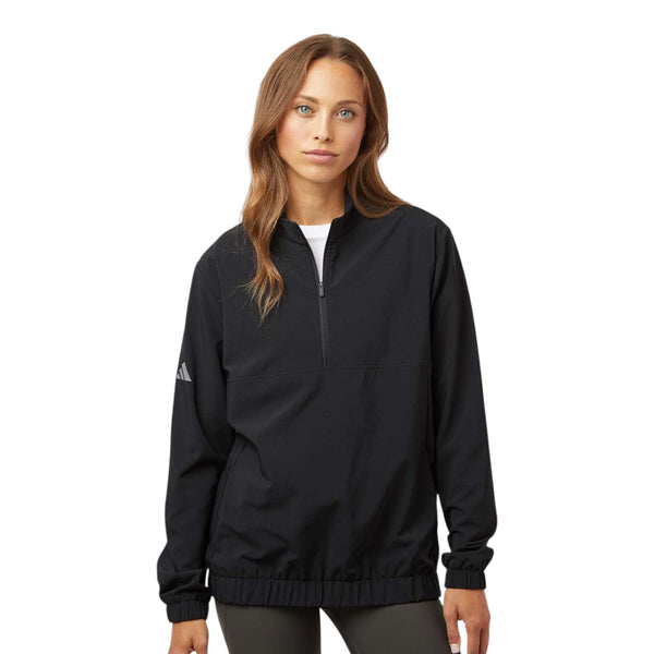 Adidas A706 Women's Stretch Woven Half-Zip Pullover