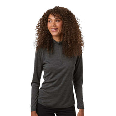 AllPro 4HM70L Women's Pro-Lock Performance Mélange Quarter-Zip Pullover - 