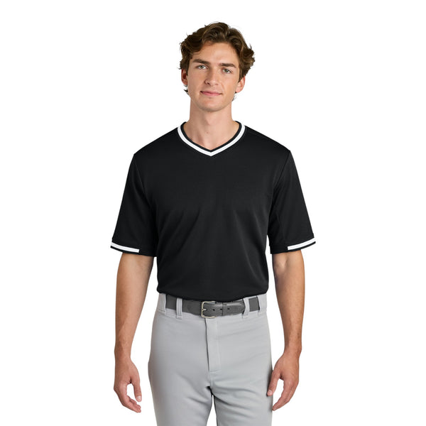 Sport-Tek ST221 Tough Mesh V-Neck Baseball Jersey