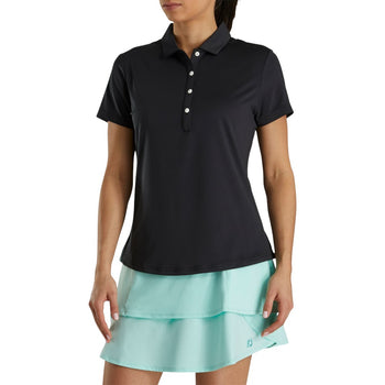 FootJoy TM96318 Women’s Solid Lisle Performance Golf Polo