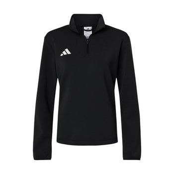 Adidas AT401 Women's 3-Stripes Quarter-Zip Pullover