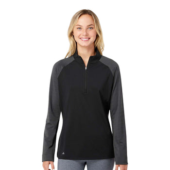 Adidas A521 Women's Ultimate365 Lightweight Raglan Quarter-Zip Pullover