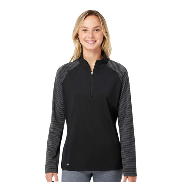 Adidas A521 Women's Ultimate365 Lightweight Raglan Quarter-Zip Pullover