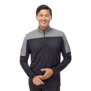 Adidas A552 Men's Ultimate365 Lightweight Colorblocked Quarter-Zip Pullover - 