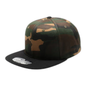 PitBull PB105C Cotton Camo Flat Bill Snapback - 