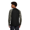 Sport-Tek ST376LS Drift Camo Colorblock Long Sleeve Tee