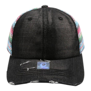 PitBull PB700P 6 Panel Ponytail Unstructured Cap - 
