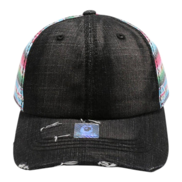 PitBull PB700P 6 Panel Ponytail Unstructured Cap