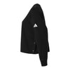 Adidas A1014 Women's Beyond Side-Snap Crewneck Sweatshirt