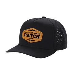 Custom Patch Unbranded 5 Panel Perforated Laser Mesh Hat Waterproof Cap - 