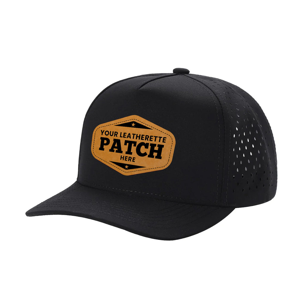 Custom Patch Unbranded 5 Panel Perforated Laser Mesh Hat Waterproof Ca ...