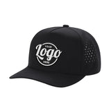 Custom Embroidered Unbranded 5 Panel Perforated Laser Mesh Hat Waterproof Cap