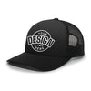 Custom Embroidered Pacific Headwear 105C 5-Panel Trucker Hat Snapback Cap - Flat Embroidery