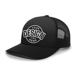 Custom Embroidered Pacific Headwear 105C 5-Panel Trucker Hat Snapback Cap - Flat Embroidery