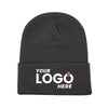 Custom Embroidered Unbranded Long Knit Beanie with Logo