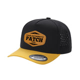 Custom Patch Unbranded 5 Panel Perforated Laser Mesh Hat Waterproof Cap