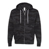 Independent Trading Co AFX90UNZ Unisex Lightweight Full-Zip Hooded Sweatshirt