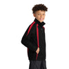 Sport-Tek YST60 Youth Colorblock Raglan Jacket