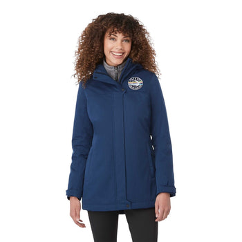 Elevate TM99104 Women’s LENA Eco Water Repellent Insulated Jacket with Hoodie