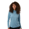 AllPro 4HM70L Women's Pro-Lock Performance Mélange Quarter-Zip Pullover