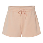 Independent Trading Co PRM20SRT Womens Lightweight California Wave Wash Fleece Shorts